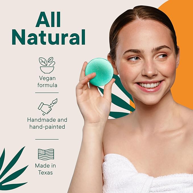 Latika Classic Bath Bomb Mermaid - Black Raspberries Mixed, Dark Plum, and Warm Vanilla for Skin Nourishment