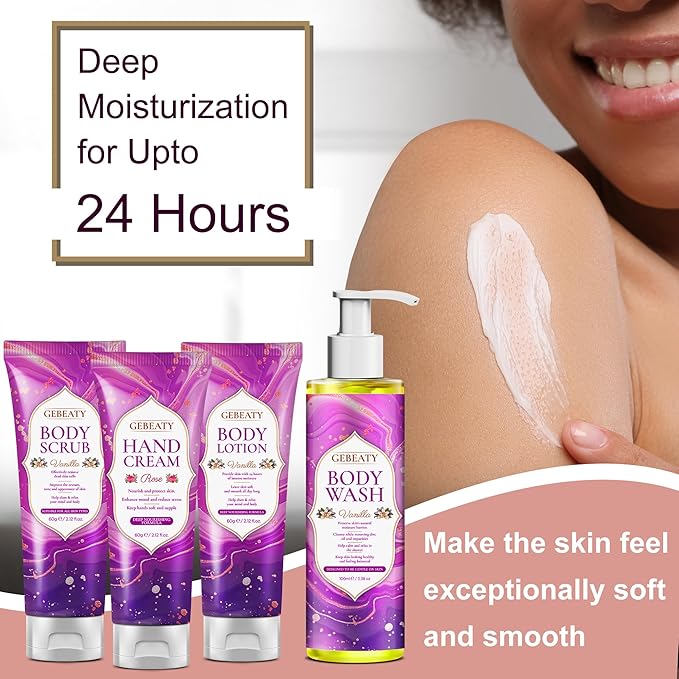 Spa Gifts for Women -Stress Relief Relaxing Body Wash & Bath Set,Christmas Gift for Mom Wife Her Sister Birthday Gifts,Unique Self Care Womens Gift Xams Stocking Stuffer Secret Santa Gifts for Women