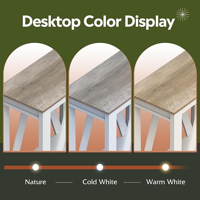 WLIVE Farmhouse End Table, Narrow Side Table with Charging Station, Slim End Table, Side Table for Bedroom, Living Room, Small Spaces, with 2 USB and 2 Power Outlets, 11.8" D x 23.6" W x 23.74" H