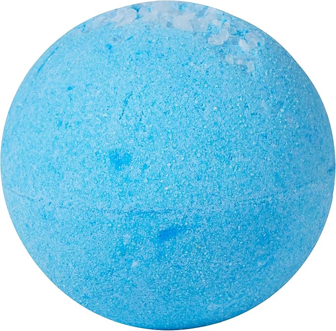 ANIHANA Bath Bomb with Coconut Oil, Paraben Free, Hand-Crafted Luxury Fizzers, Refreshing Blue Ocean Scent, 6.3 oz