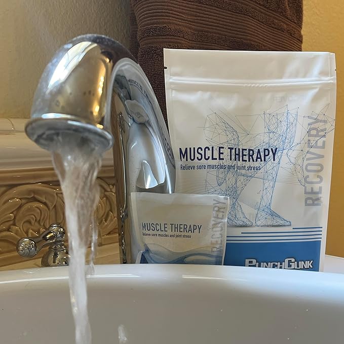 Punch Gunk Muscle Therapy Recovery Bath Soak with MSM, Magnesium, Vitamin C and Aloe