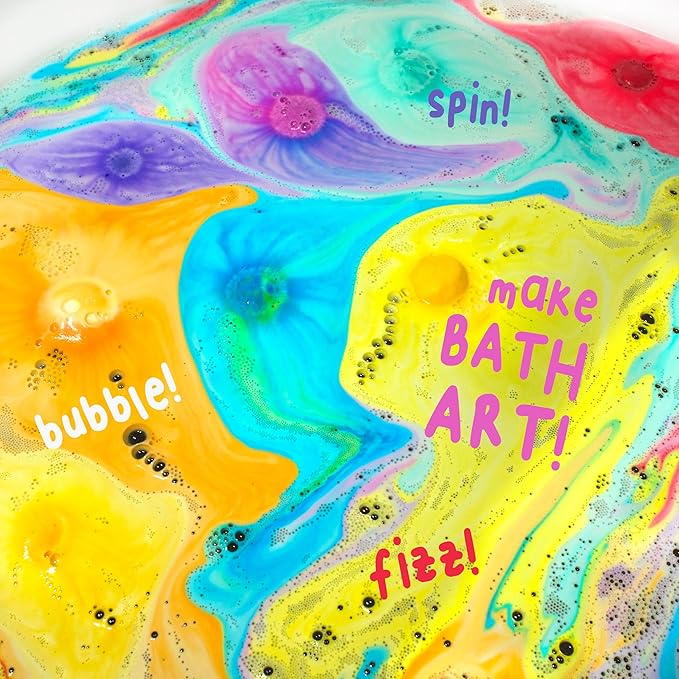 Mr. Bubble Galaxy Bath Bombs, Signature Bubble Gum Scent, Set of 8 Different Bath Bomb Planets