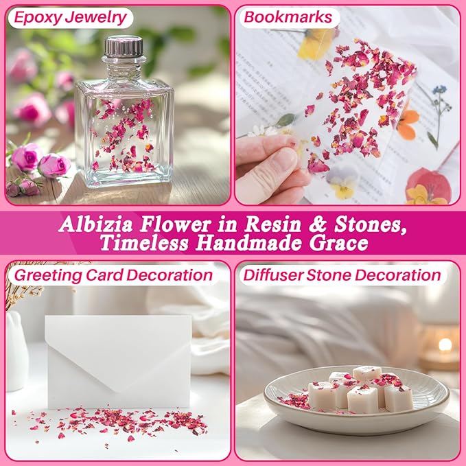 Sukh Dried Small Rose Petals - Natural Dry Red Rose Petals 3oz Organic Flowers and Herbs for DIY Spa Bath Salts,Soap Making,Candle,Resin Jewelry Crafts,Wedding Party Decoration and Confetti