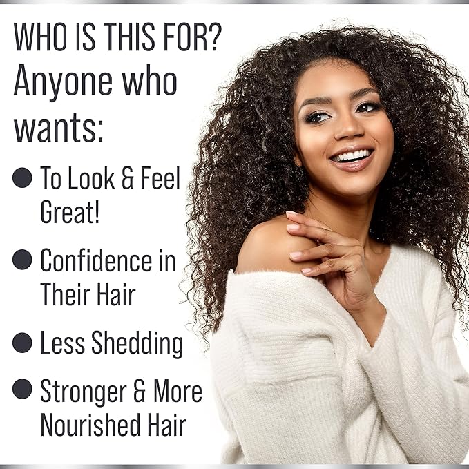 11-in-1 Vegan Hair Growth Vitamins for Thinning & Brittle Hair – Advanced Vitamin Complex with 5000mcg Biotin, Pumpkin Seed, Zinc. Supports Thicker, Healthier-Looking Scalp for Women & Men