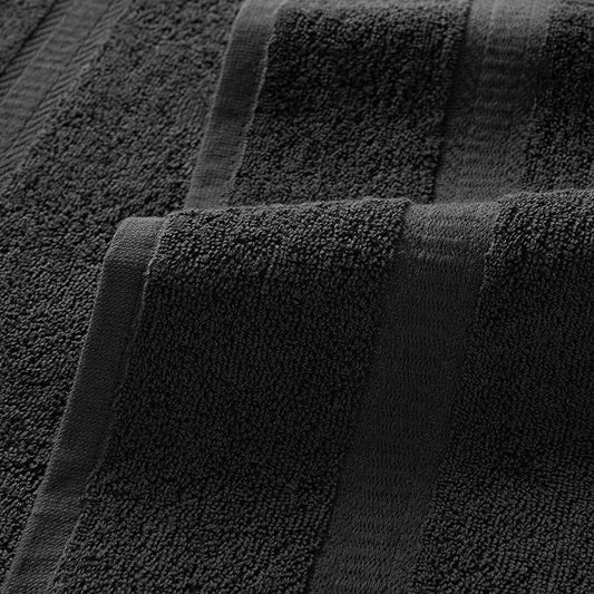 Arkwright True Color Solid Bath Towels - Soft 100% Cotton Bathroom Towel Set of 6 - Lightweight 475 GSM, Absorbent, and Quick Dry, 25 x 52 in, Brown