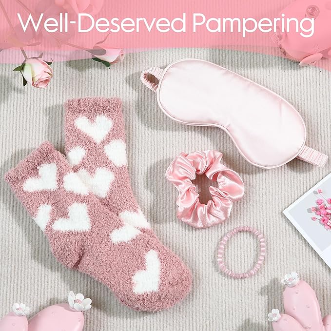 Sea Team 16-Pack Relaxing SPA Gift Set for Women, Shower Kit with Bath Bomb, Bath Salt, Handmade Soap, Cream, Essential oil, Gift Box Included, Rose