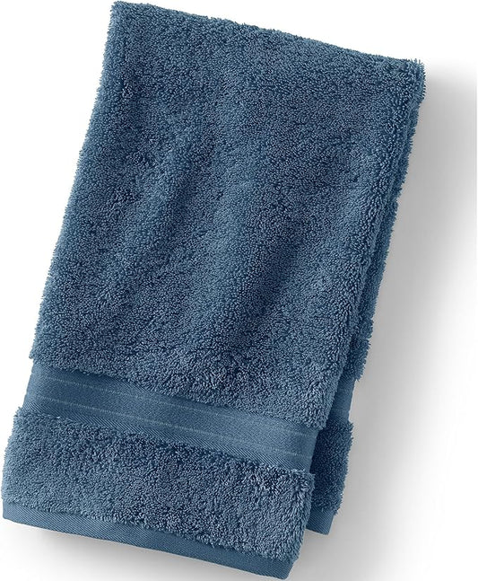 Lands' End Supima Towel Bering Sea Blue Bath- Hand Towel
