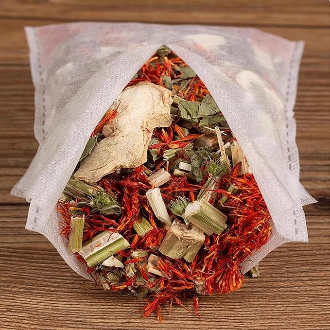 30 PCS Body Detox Foot Soak to Remove Toxins,Lymphatic Drainage Ginger Feet Soak,Mugwort Herbal Foot Detoxing Soak for Dry Cracked Feet Dispel Cold Remove Dampness 泡脚足浴包艾草叶